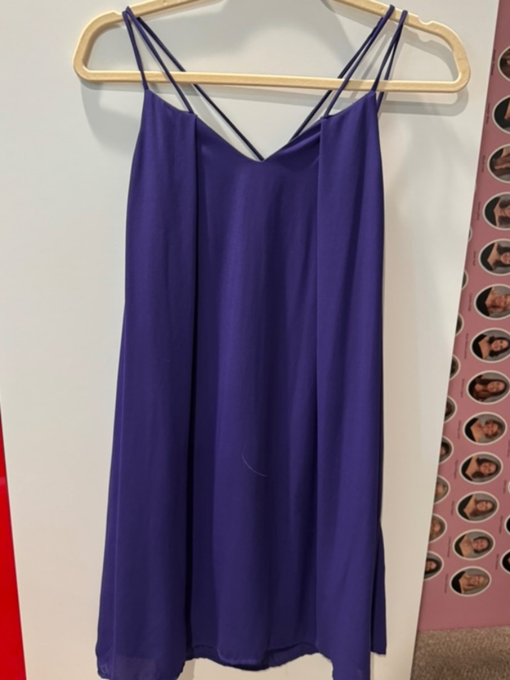 She + Sky Purple Dress, Size Small